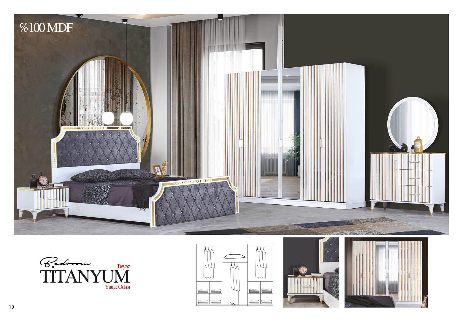 Titanyum Schlafzimmer